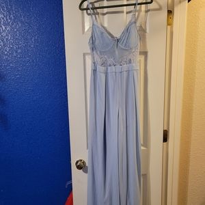 Fashion Nova lace wide leg jumpsuit